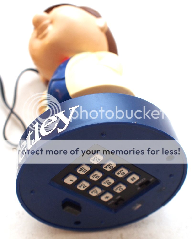 Vintage Novelty Tetley Tea Man Telephone Retro Corded Landline Home