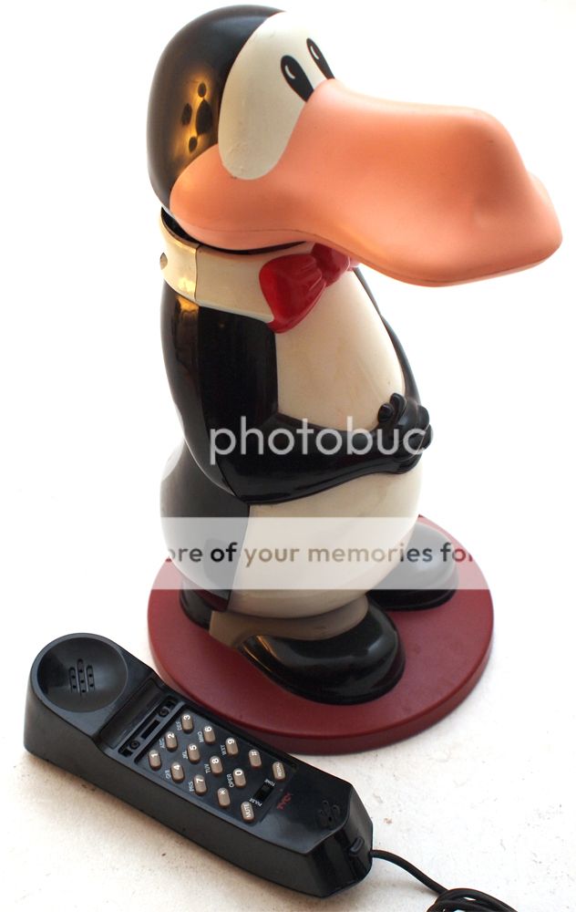 Vintage Novelty Opus Penguin Telephone Retro Home Phone 1980s Cartoon