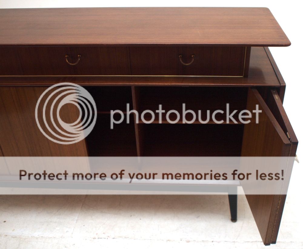 Retro G Plan E Gomme Teak Sideboard Vintage Boat Shape Furniture eBay