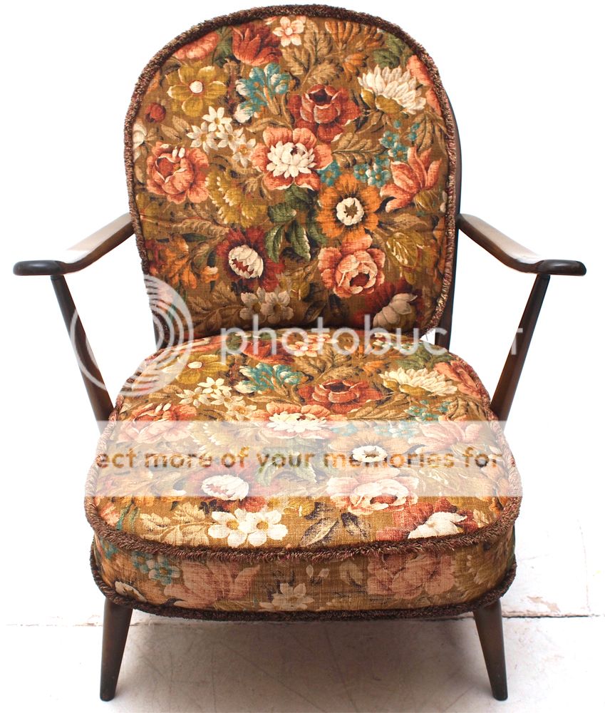 Vintage Ercol Windsor Armchair Chair Retro Beech & Elm Furniture eBay