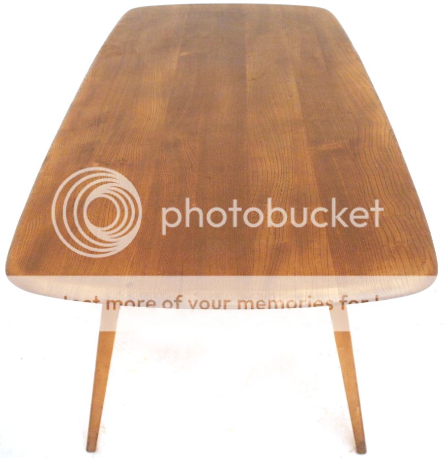 Vintage Light Ercol Dining Table Elm & Beech Retro Mid Century Furniture eBay
