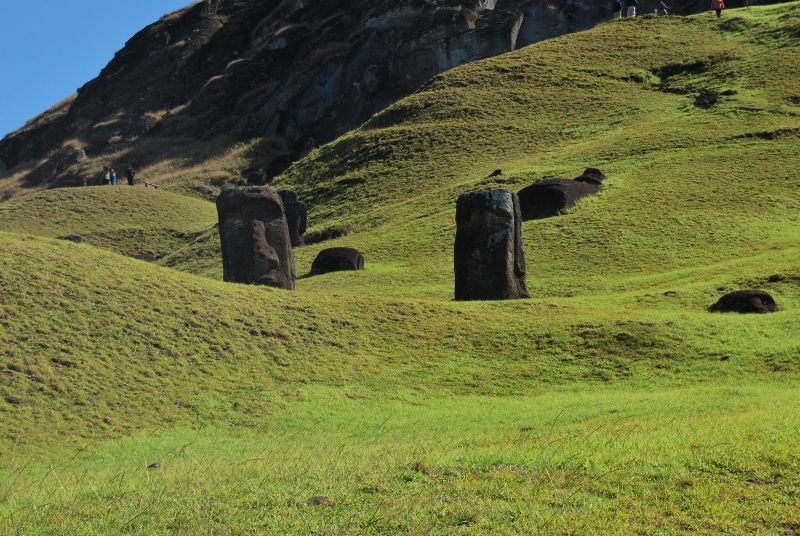 DEL ALTIPLANO A RAPA NUI- RUTA POR SUDAMERICA EN SOLITARIO - Blogs de America Sur - ISLA DE PASCUA - RANO RARAKU -  AHU TONGARIKI - VAIHU (3)