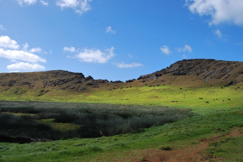 DEL ALTIPLANO A RAPA NUI- RUTA POR SUDAMERICA EN SOLITARIO - Blogs de America Sur - ISLA DE PASCUA - RANO RARAKU -  AHU TONGARIKI - VAIHU (5)