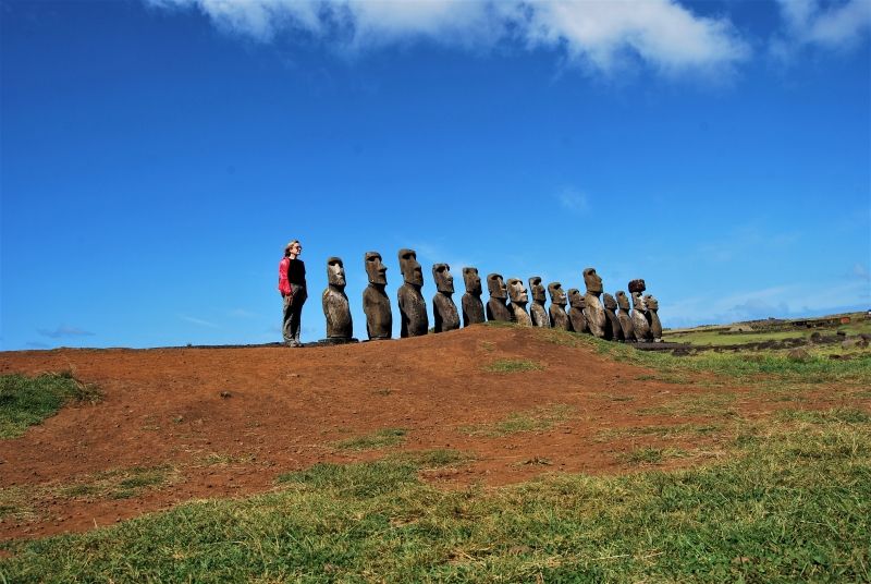 DEL ALTIPLANO A RAPA NUI- RUTA POR SUDAMERICA EN SOLITARIO - Blogs de America Sur - ISLA DE PASCUA - RANO RARAKU -  AHU TONGARIKI - VAIHU (8)